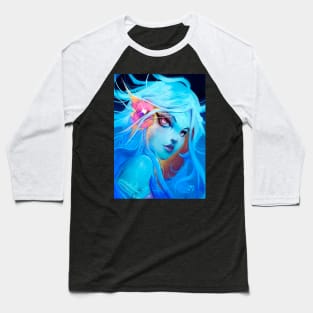 Blue Mermaid Baseball T-Shirt